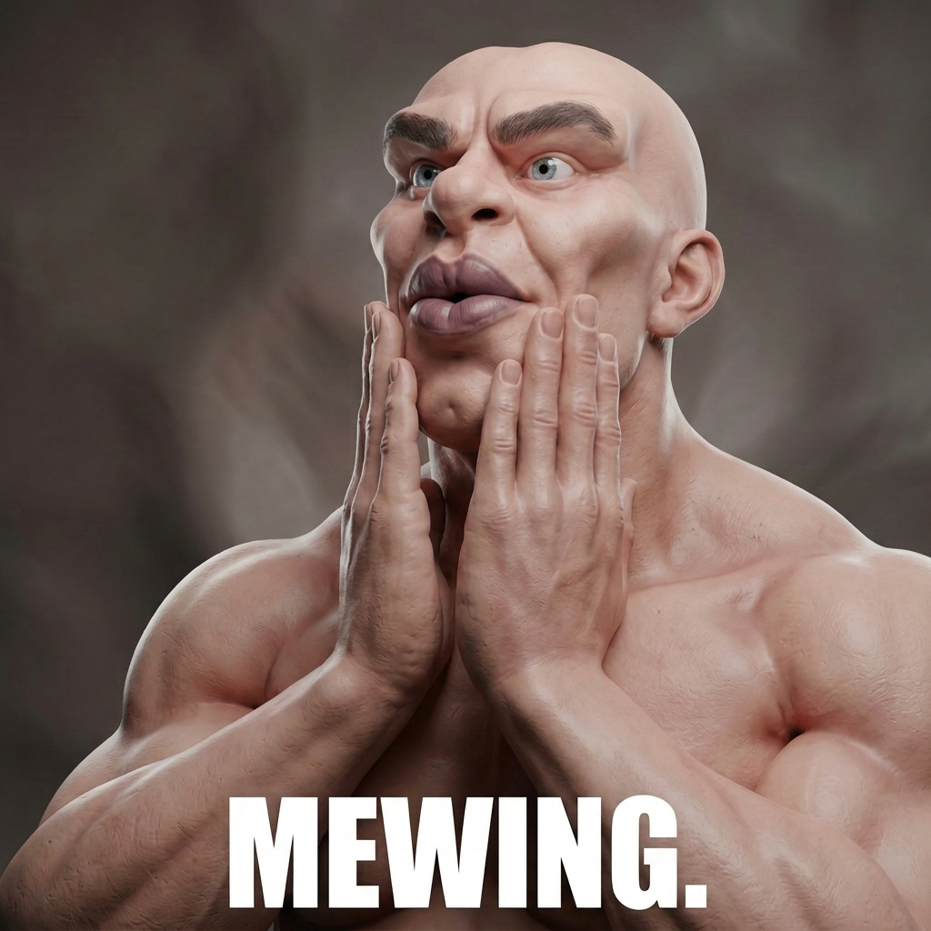 mewing meme